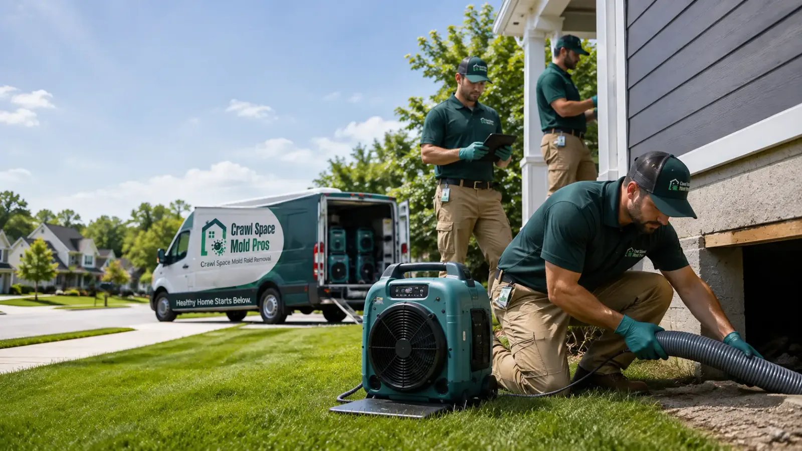 Crawl Space Mold Removal in Whitehall, WI